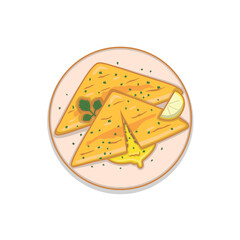 Cheesy Toasted Sandwiches with Lemon and Parsley