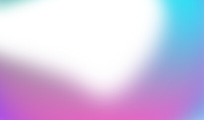 Abstract gradient swirl with neon teal purple and pink hues soft focus