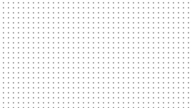 Minimalist grid pattern of small plus signs on a clean white background, creating a simple geometric abstract texture for modern design