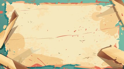 Vintage Textured Materials: Aged Brown Paper, Crumpled Parchment & Grunge Cardboard&mdash;Blank Sheets for Antique Design Backdrops