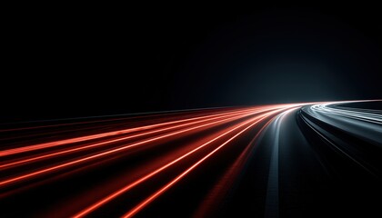 Red Speed Light: A Study On The Velocity Of Car Lights On The Night Highway Road And Transportation Patterns