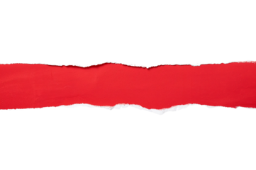 Striking Contrast Torn Paper Red Against Black Background Perfect for Layering and Creative Projects