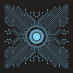 abstract technology circuit background