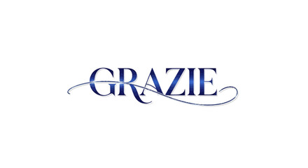 Elegant vector illustration of the Italian word 