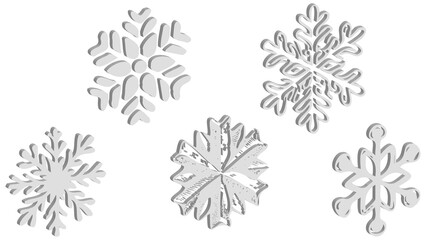 3D Vector Applications of New Year's Symbols