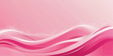 Pink abstract wavy background with flowing silk texture