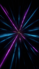 purple and blue rays, AI generated