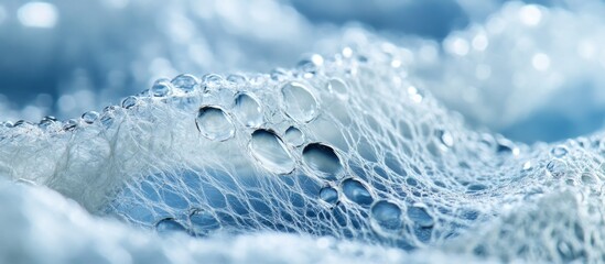 Close-up of Soap Bubbles with Soft Focus