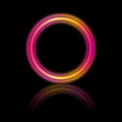 Variant round color design with multiple hues