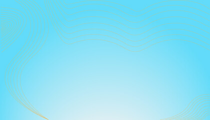 abstract minimalist line and blue background soft flowing wave