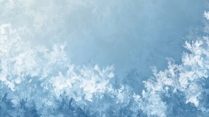 Frosty Abstract Ice Crystal Formations with Light Blue Hues and White Accents for Serene Natural Beauty Backdrops

