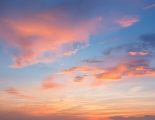 Sunset Gradient Sky Texture