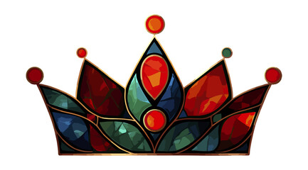 Crown illustration decorative design elegant royal emblem
