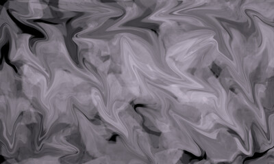 Smooth black silk and satin fabric texture background with an elegant, shiny wave pattern