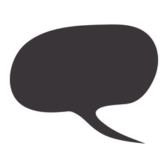 Playful Flat Design Speech Bubble Element Different Shape Set Illustration