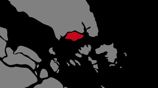 Singapore Map Animation