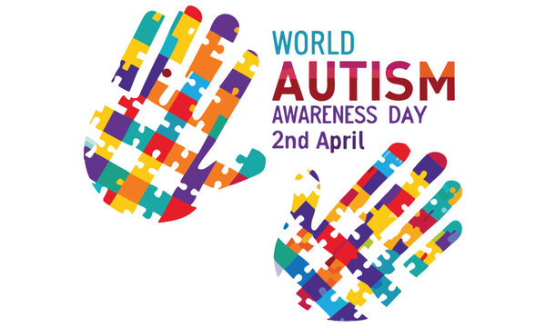 Celebrate World Autism Awareness Day on April 2nd with colorful puzzle-themed art that symbolizes understanding, inclusion, and support for the autism community.