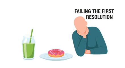 Struggling with New Year's Resolutions and the Urge to Indulge in Sweets