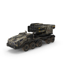 toy truck isolated on white