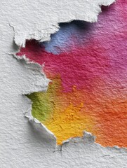 torn white paper edge grunge texture holi festival design element design color