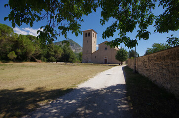 Abbey of San Vincenzo al Volturno, province of Isernia, Molise, Italy