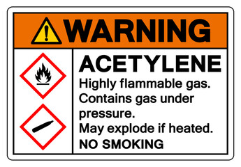 Warning Do Not Store Flammable Materials In This Area  Symbol Sign ,Vector Illustration, Isolate On White Background Label.EPS10