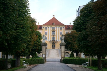 Das Schloss Moritzburg in der Gemeinde Moritzburg