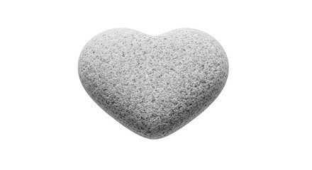 Fototapeta premium Textured stone heart on black, symbolizing love, resilience, and organic beauty in minimalist style.