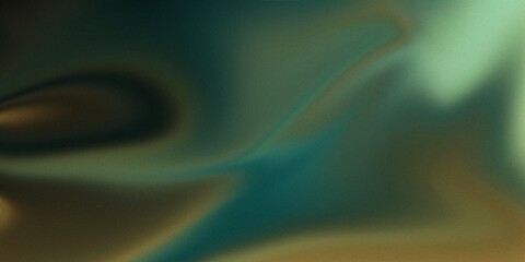 Naklejka premium Dark Teal and Brown Abstract Fluid Gradient Background image photo
