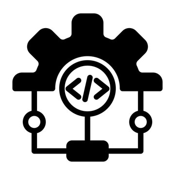 Programming Icon Isolated on Transparent Background. Programming and Software Development Vector Illustration for Web, App, and Technology Design