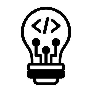 Coding Icon Isolated on Transparent Background. Programming and Software Development Vector Illustration for Web, App, and Technology Design