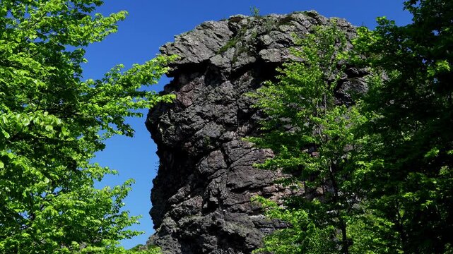 the famous stones of bruchhausen germany 4k 25fps video