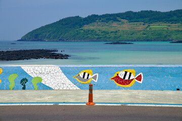 Hamdeok Fish Mosaic Seawall