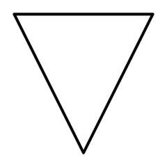 Inverted Triangle Shape Element