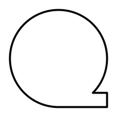 Speech Bubble Shape Element