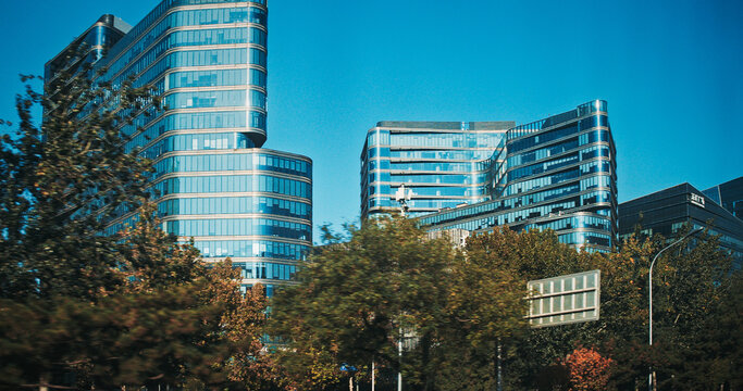 Diverse Cityscape with Architectural Varieties
