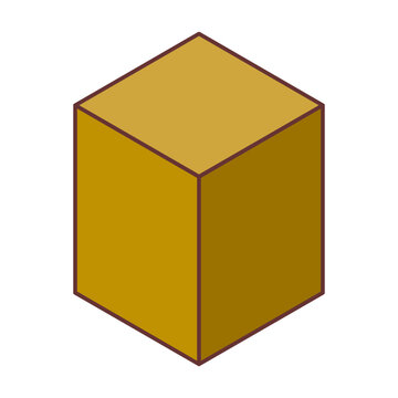 Geometry Cube Shape Element