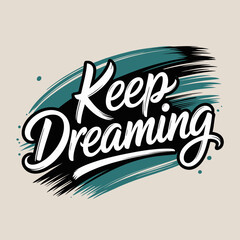 Obraz premium Motivational typography design 