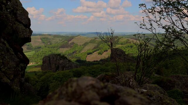 the famous stones of bruchhausen germany 4k 25fps video