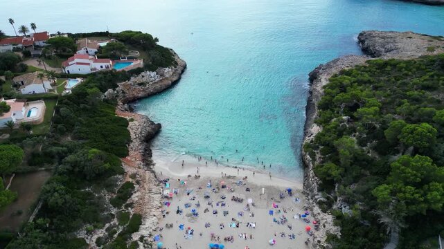 Bucht in Mallorca, Oktober.