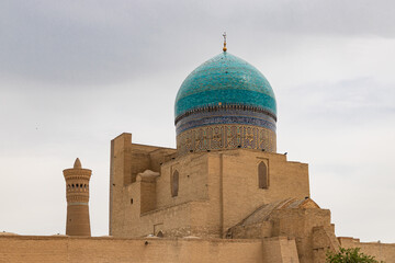 Obraz premium Kalyan mosque is a part of the Poi Kalon islamic religious complex in Bukhara, Uzbekistan