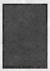 Fototapeta premium Dark textured rectangular surface with worn edges and subtle grain pattern
