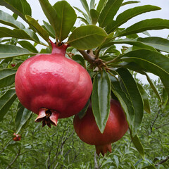 Pomegranates are among the pomegranates