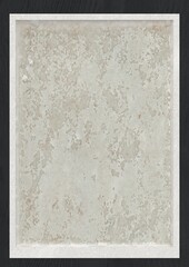 Textured beige surface with subtle mottled pattern framed in white