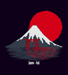 Japanese style popular typography t-shirt design for clothes sale poster banner wallpaper vector