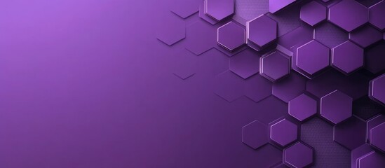 Purple Hexagon Pattern Abstract