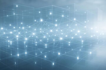 Experience the future with this stunning network design, perfect for showcasing cutting-edge technology, data connections, and innovative solutions in a modern, sleek visual