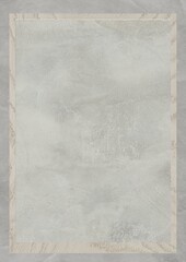 Textured light gray surface with subtle marbled pattern and thin border