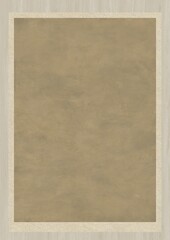 Blank textured beige paper with a light border