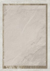 Rectangular marble surface with light gray veining and a textured border